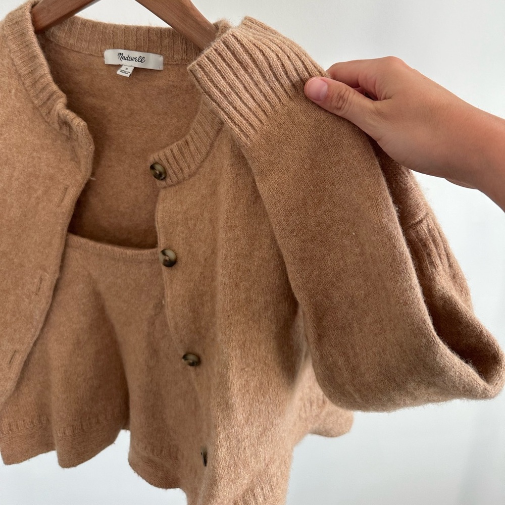 Madewell tank and cardigan set